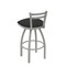 Holland Bar Stool Co 30" Low Back Swivel Bar Stool, Nickel Finish, Canter Iron Seat 41130AN008 - alternate 3